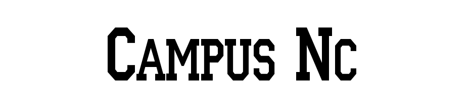 A_Campus Caps Nr Font Download Free